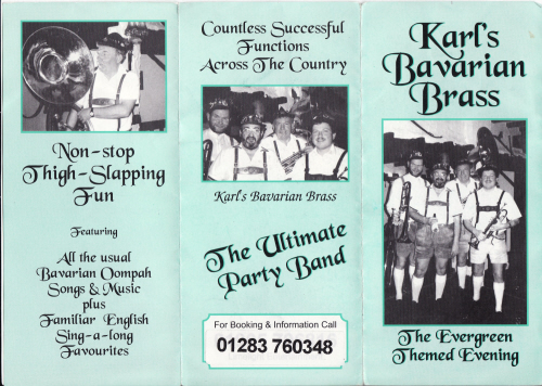 Karl's Bavarian Brass, probably the best Oompah band in the UK & World